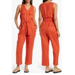Donna Karan Sleeveless Utility Jumpsuit
